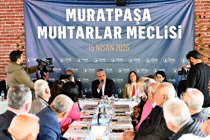 Antalya Muratpaşada muhtarlar toplandı