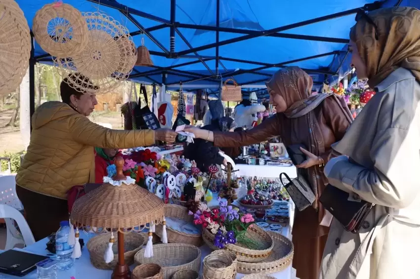 Kadın emeği Ormanya'da ziyaretçilerle buluştu