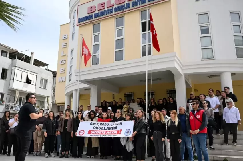 İzmir Bornovadan okullarda şiddete karşı tek ses