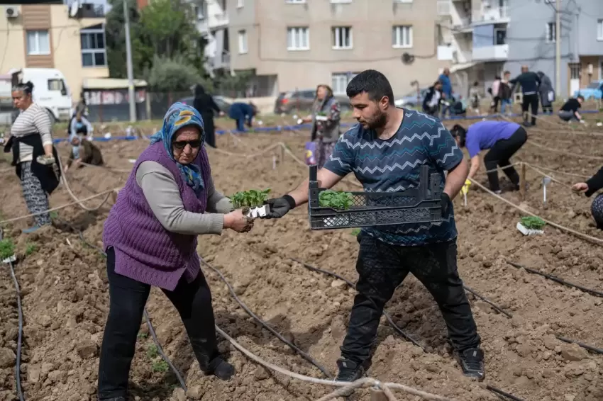 Bornovada umut toprakla büyüyor