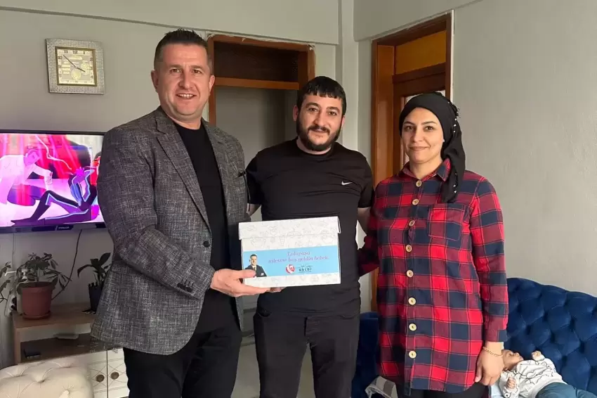 Lalapaşada bebek sevinci