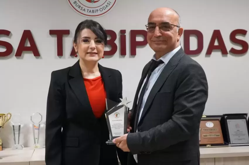 Bursa Tabip Odası'nda Ferda Firdin dönemi başladı