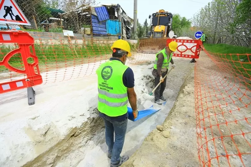 Denizlide arızalar sona eriyor, su kayıpları engelleniyor