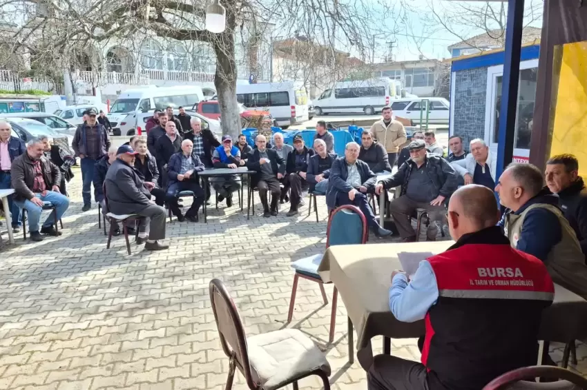 Mudanyada üreticilere Bitki Koruma Ürünleri eğitimi