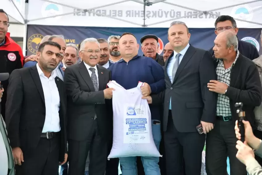Kayseri Büyükşehirden çiftçiye dev destek