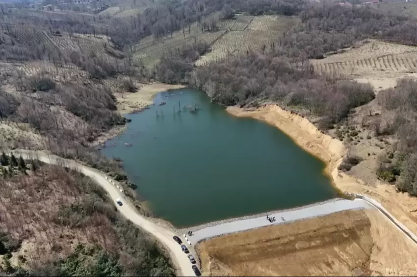 Orduda Akören Göleti hizmete açıldı