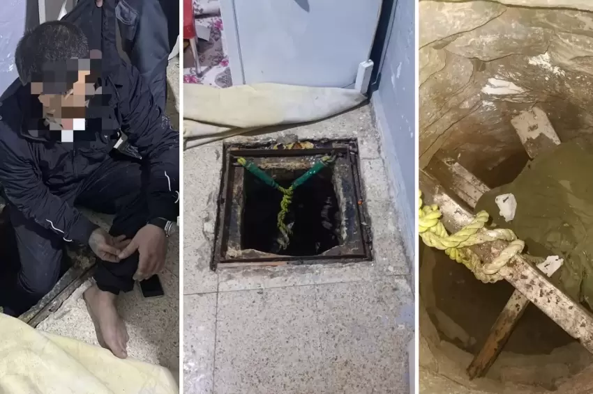 Kiliste kuyuda saklanan firari yakalandı