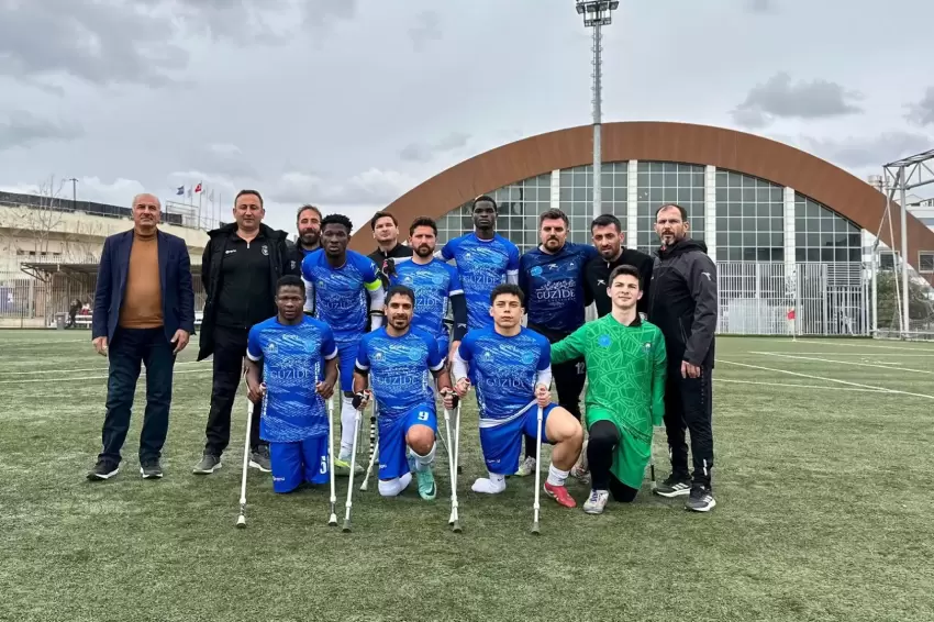 Gebzede Ampute Futbol Takımından önemli galibiyet