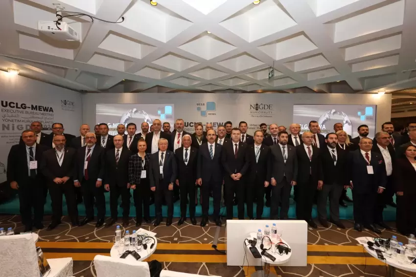 Başkan Altay UCLG MEWA toplantısında konuştu