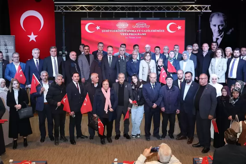 Gaziantepte Başkan Şahin şehit aileleri ve gazilerle buluştu