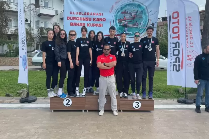 Eskişehirli kanocular Köyceğizden gururla döndü