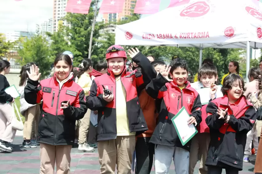 Ankara Keçiörende çocuklara hayat kurtaran afet eğitimi