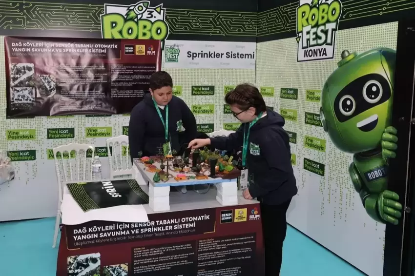 Konya'da ROBOFEST heyecanı... 917 robot yarışıyor