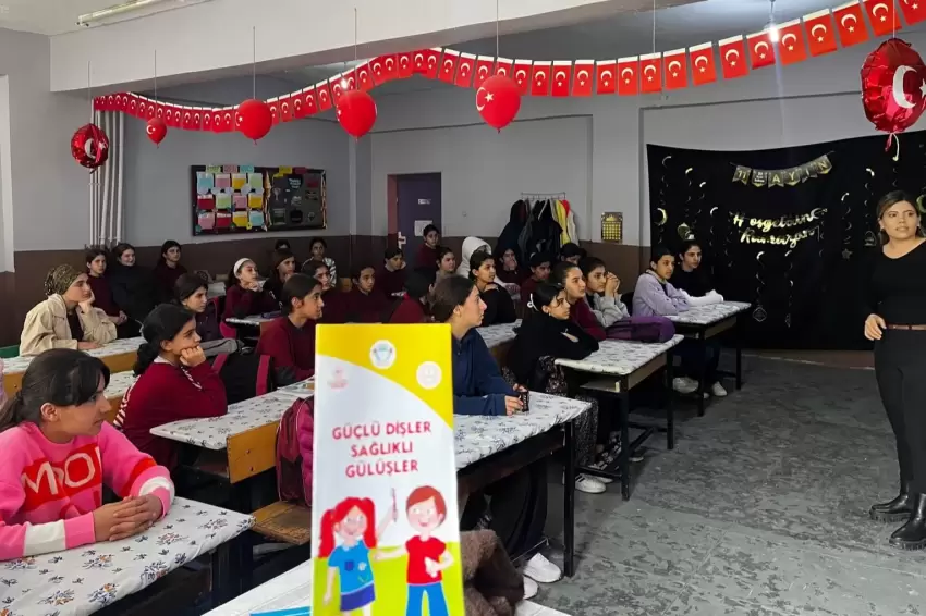 Batman Sason'da öğrencilere sağlık ve bilinçlendirme eğitimi