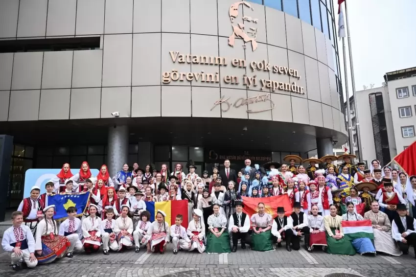 Balıkesirde dünya çocukları buluştu