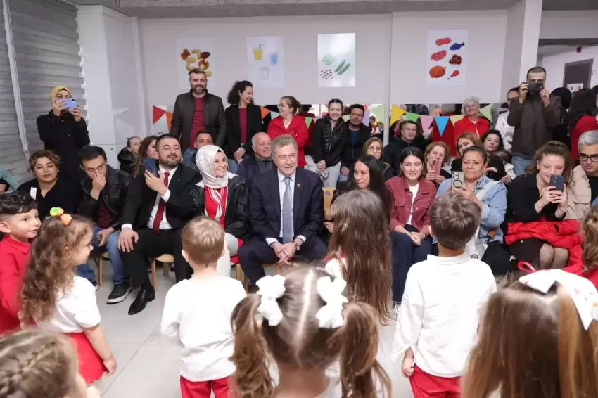 Osmangazi Belediyesi'nin kreşlerinde 23 Nisan sevinci