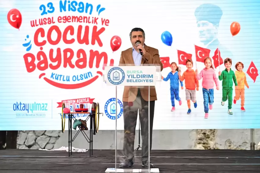 Yıldırım'da çocukların bayramı şölene dönüştü