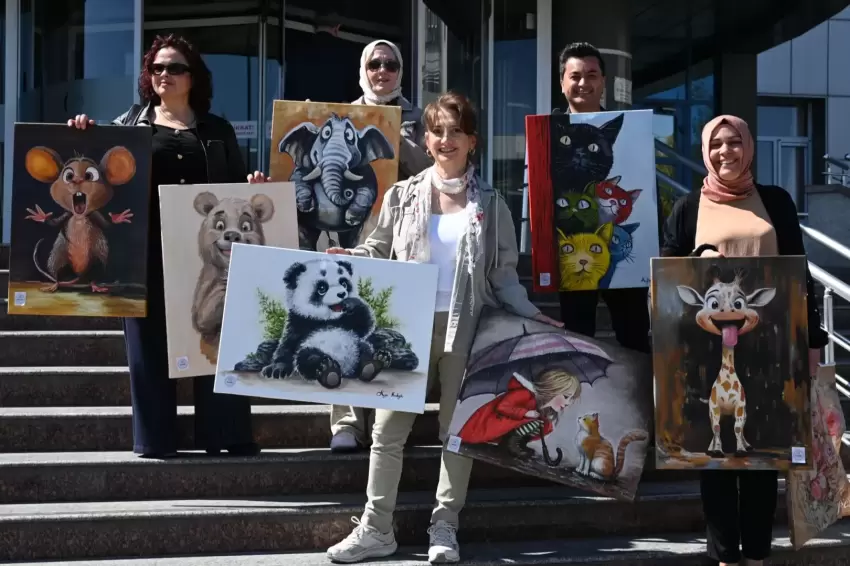 Minik hastalara 23 Nisan morali