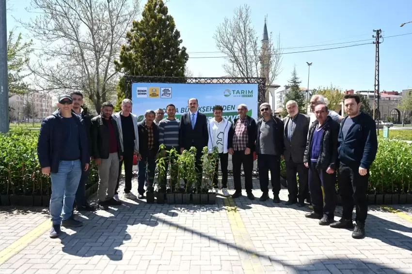 Konya'da çiftçiye yüzde 50 hibe ile meyve fidanı desteği