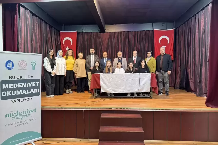 Çorumda Medeniyet Okumaları öğrencilerle buluştu