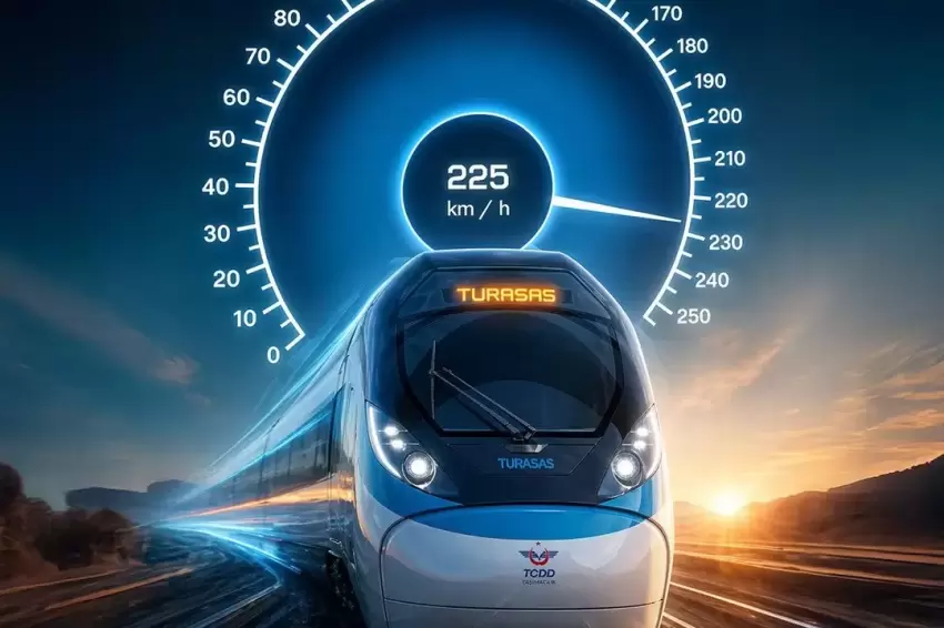 Yerli Hızlı Tren testte 225 kms hıza ulaştı