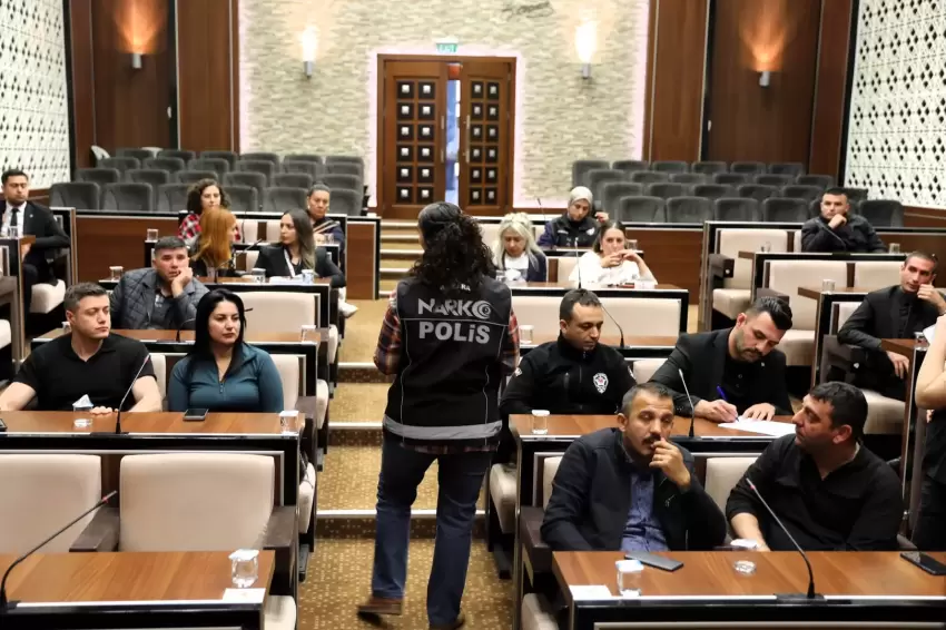 Ankara Keçiören'de özel güvenlik personeline 'Narko Kaan' eğitimi