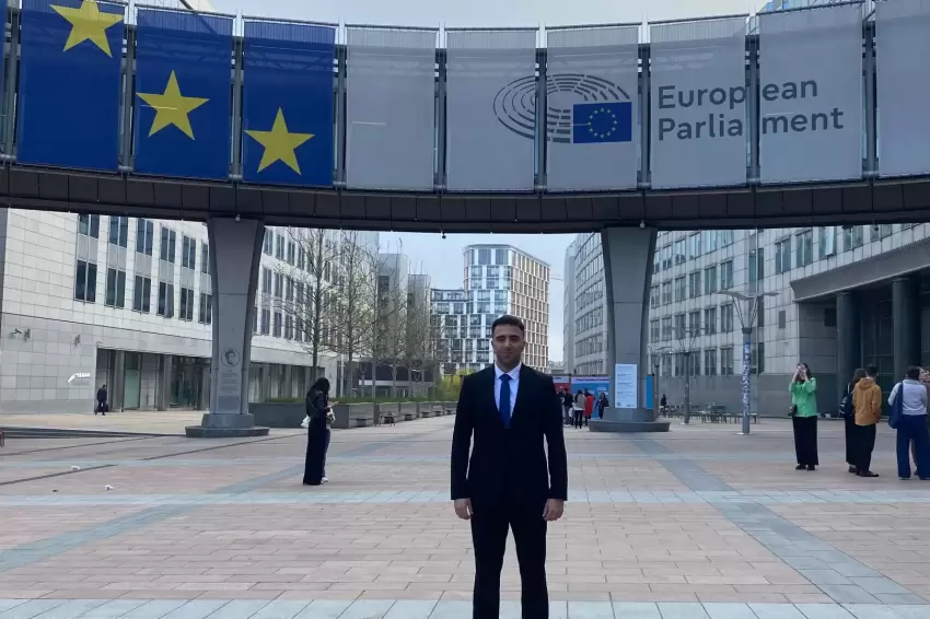 Avrupa Gençlik Haftasında Konyayı temsil etti