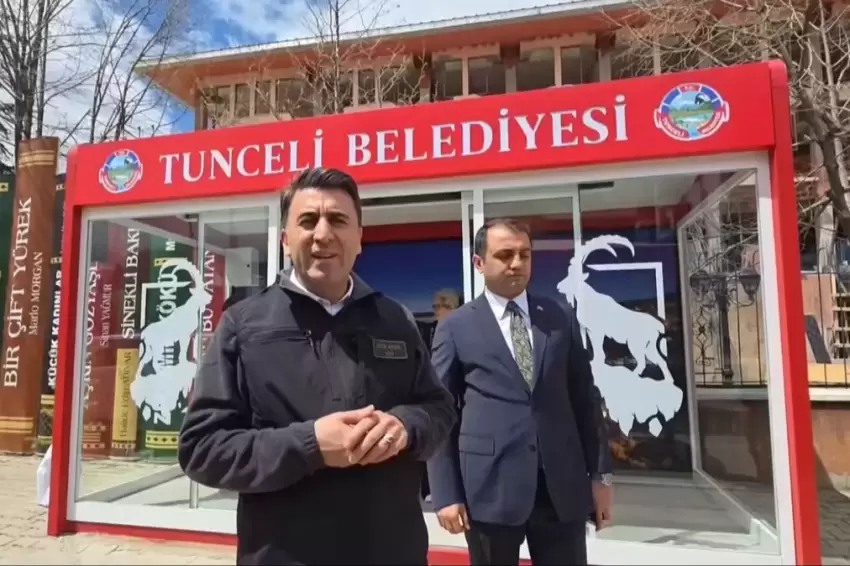 Tuncelide duraklar yenileniyor