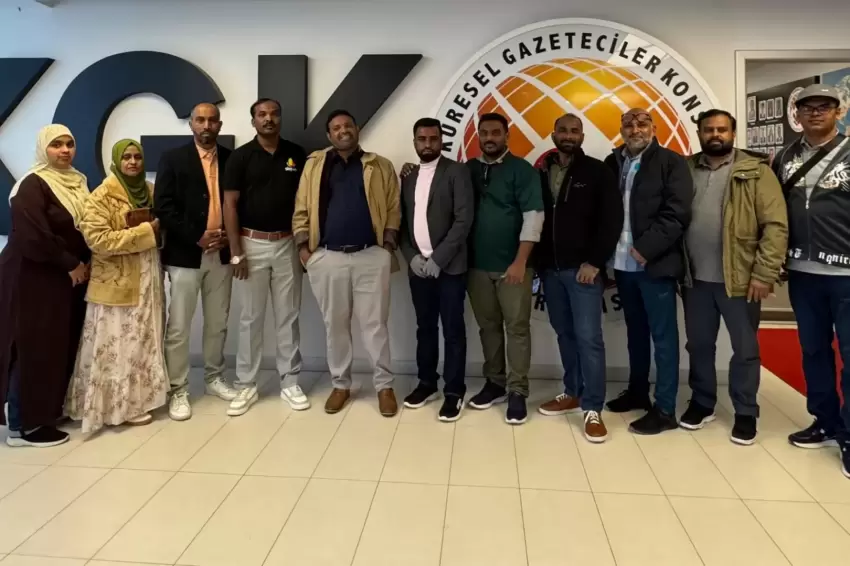 Sri Lankalı gazetecilerden KGKya ziyaret