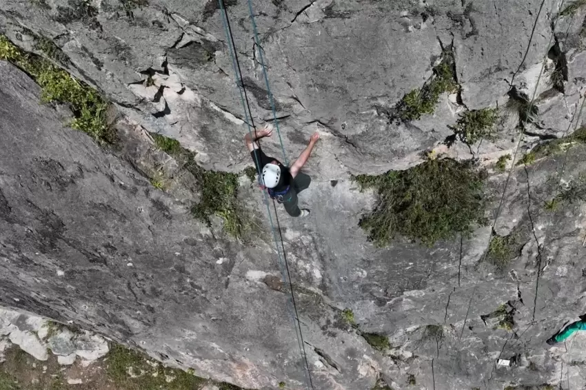 Balıkesirde Kaya Tırmanış Şenliği 400 sporcuyu buluşturdu