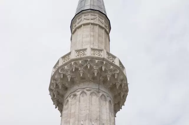 Ayasofya'da kuzeydoğu minare restorasyonu tamamlandı