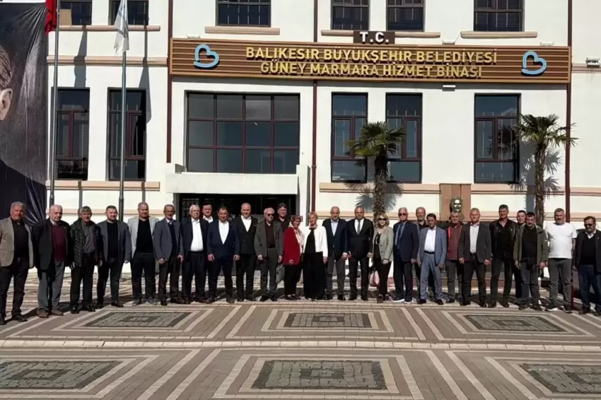 Balıkesirde muhtarlarla güçlü iletişim
