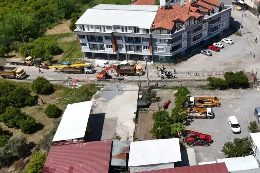Muğla Dalamana doğal gaz için ilk kazma