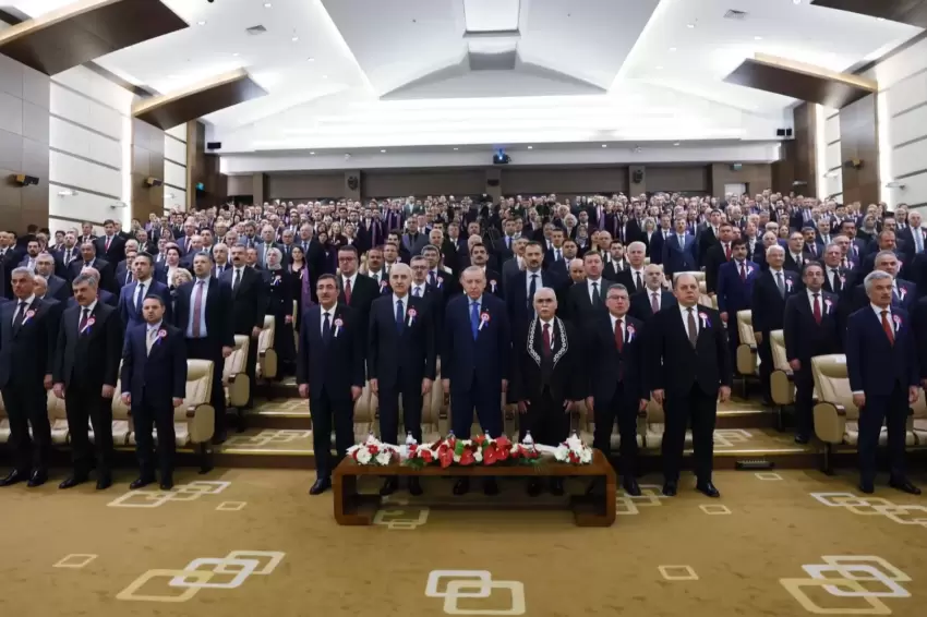 Cumhurbaşkanı Erdoğan Anayasa Mahkemesi'nin 64. yıl törenlerine katıldı