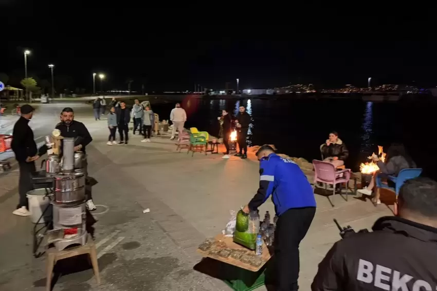 İzmir İnciraltı'nda denetimler sürüyor