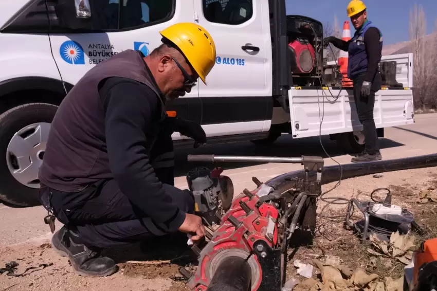 Antalya Büyükşehirden Elmalıya içme suyu yatırımı