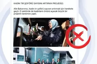 Bakanlıktan kadın TIR şoförlerine teşvik iddialarına yalanlama