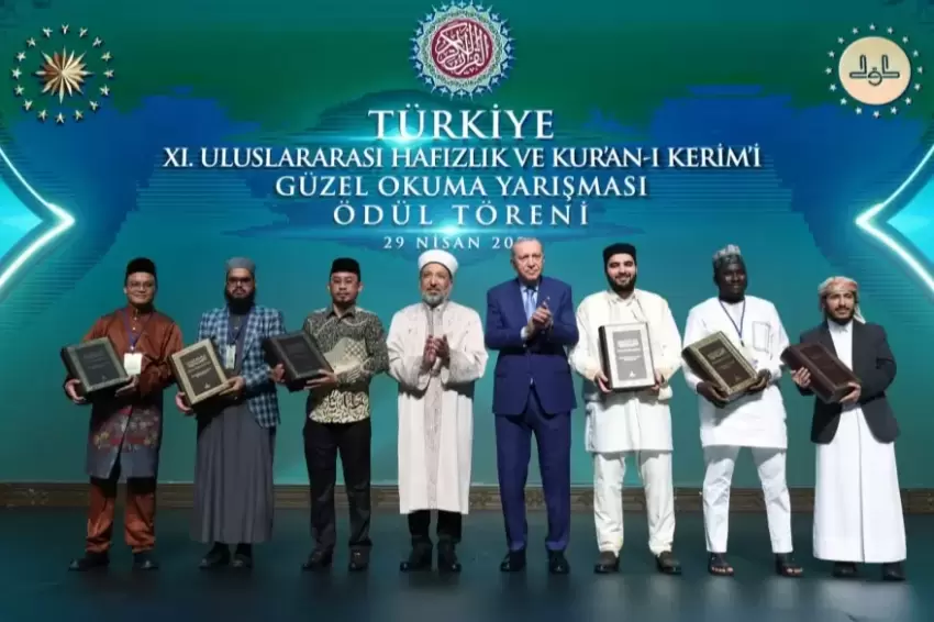 Cumhurbaşkanı Erdoğandan Kuran-ı Kerim Yarışmasında birlik ve kardeşlik vurgusu