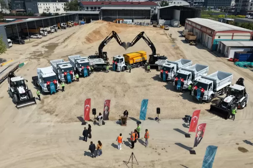 Bursa Nilüferin yeni araçları yollarda