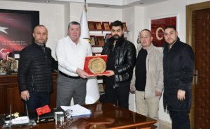 Alaplı Belediyespordan Başkan Tekine ziyaret