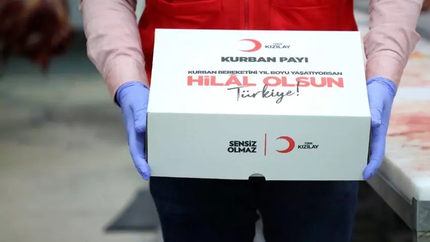 Türk Kızılaydan Kurban Bayramında İyilik Köprüsü