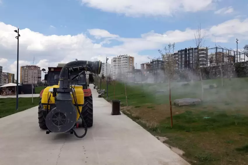 Kayseri Talasta haşeratla tam gaz mücadele