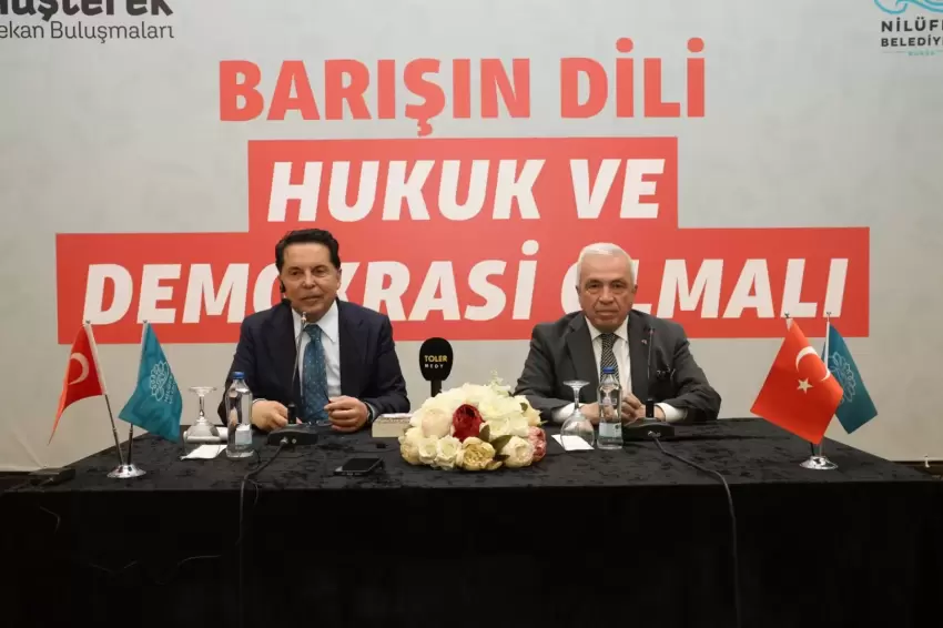 Bursa Nilüferde demokrasi ve barış buluşması