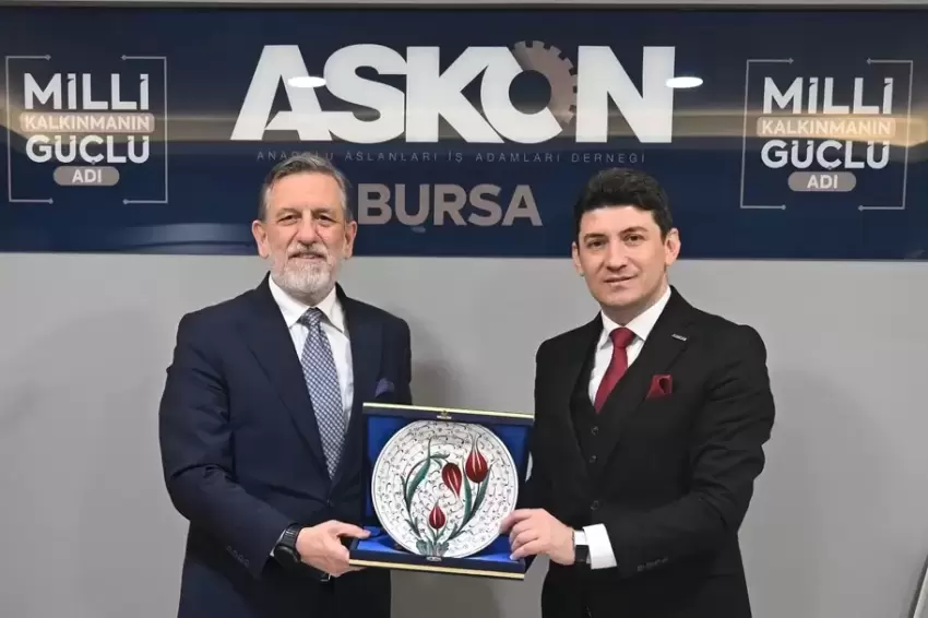 Bursa iş dünyası ASKONda buluştu... BTSO Başkanı Burkaydan 2030 vizyonu vurgusu