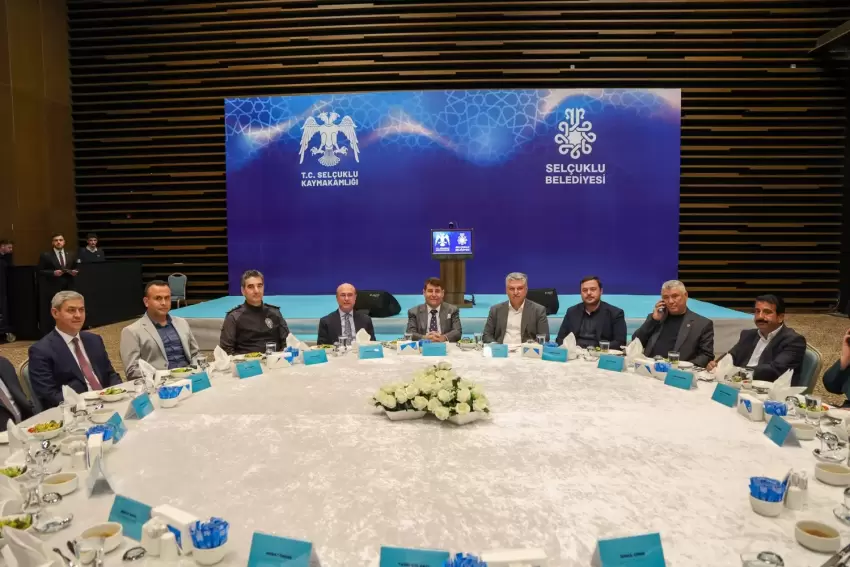 Konya Selçuklu Belediyesinden anlamlı veda programı