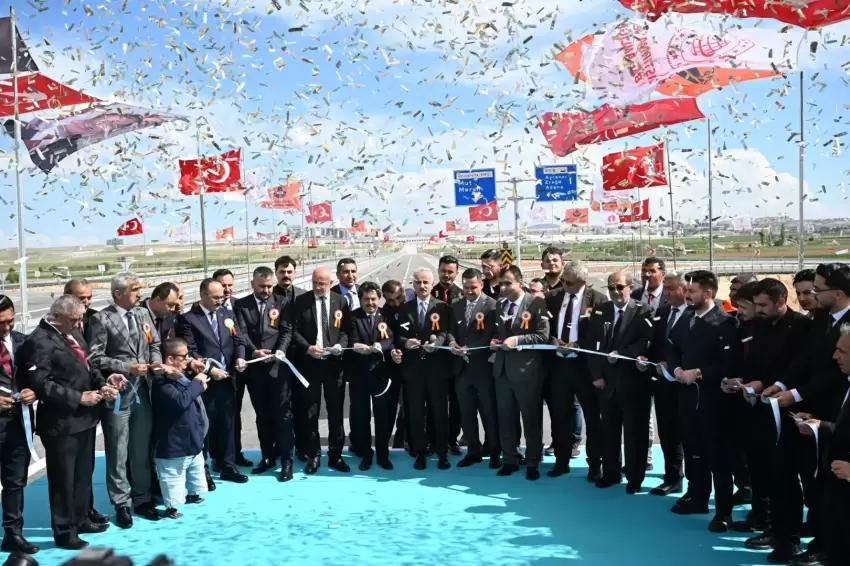 Karaman Çevre Yoluna ilk kurdele kesildi... Seyahat süresi 6 dakikaya düştü