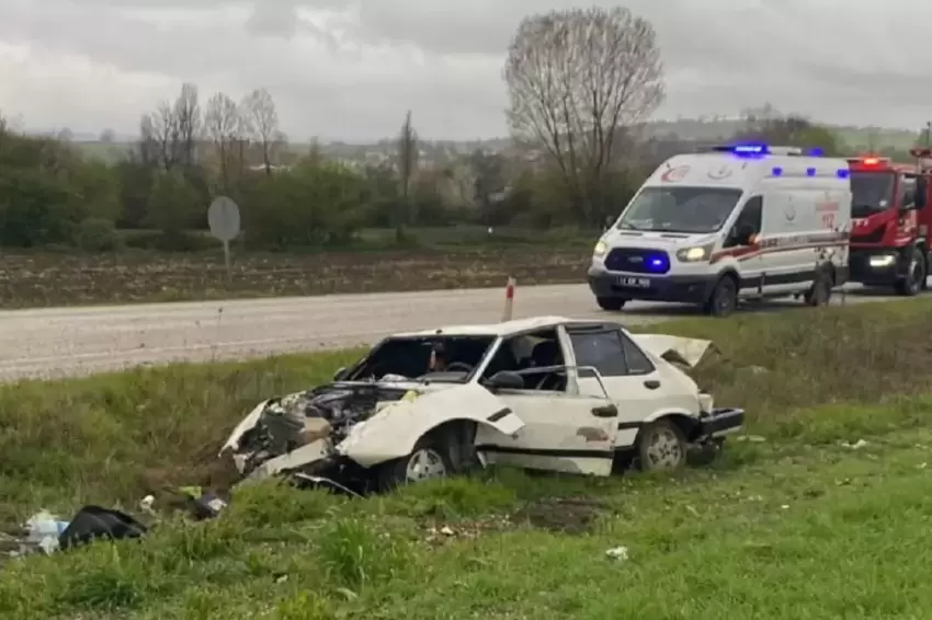 Pazaryerinde trafik kazası: 1 yaralı