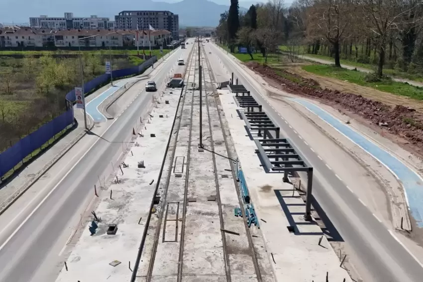 Kocaeli Kartepe Tramvay Hattı'nda ilk istasyon tamam