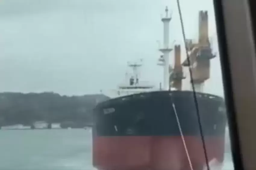 İstanbul Boğazında gemi arızası