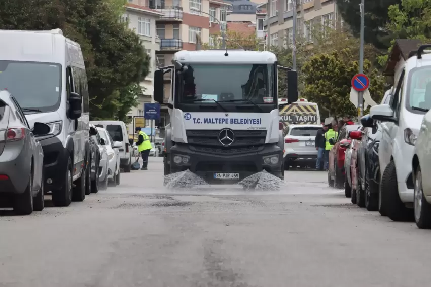 İstanbul Maltepede temizlik seferberliği